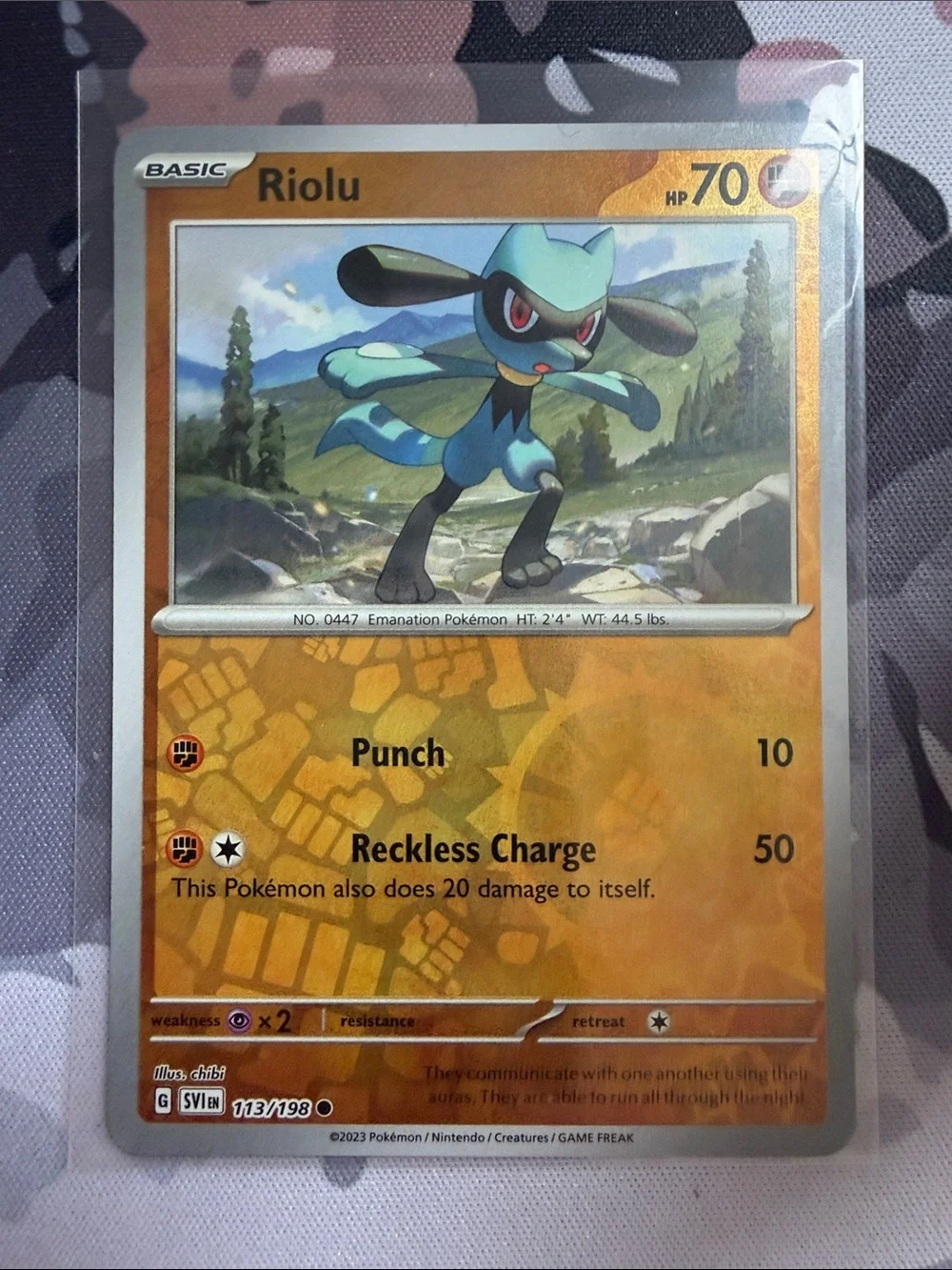 Riolu Lucario Reverse Holo Holo Evolution Pokémon Card Lot TCG ✨5/$25✨